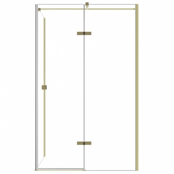 Besco Pixa Gold kabina prostokątna 120x90 Prawa PPP129195G