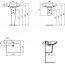 Ideal Standard Connect Air Umywalka wisząca 55x46 cm, biała E074401