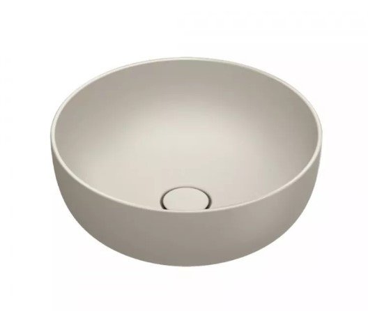 Catalano Sfera umywalka nablatowa okrągła 42 cm sabbia mat 0523430029