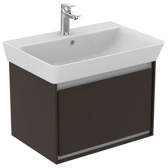 Ideal Standard Connect Air Szafka pod umywalkę Cube 58 cm ciemnobrązowy mat E0847VY