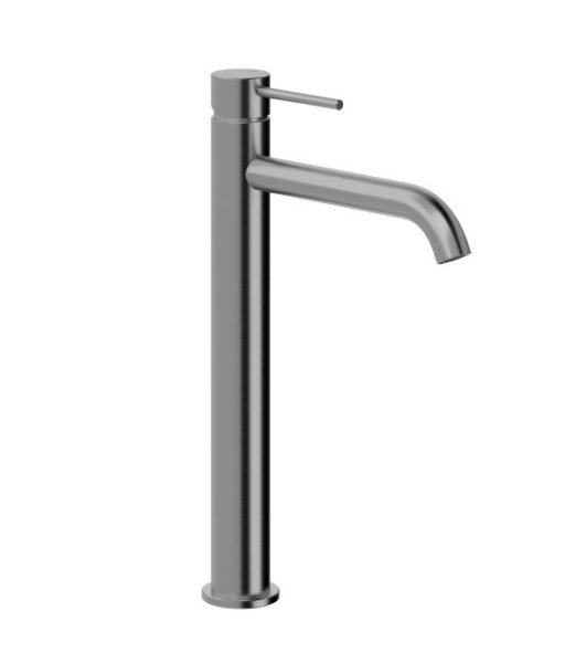 KFA Flint Bateria umywalkowa nablatowa wysoka szary mat 96890251