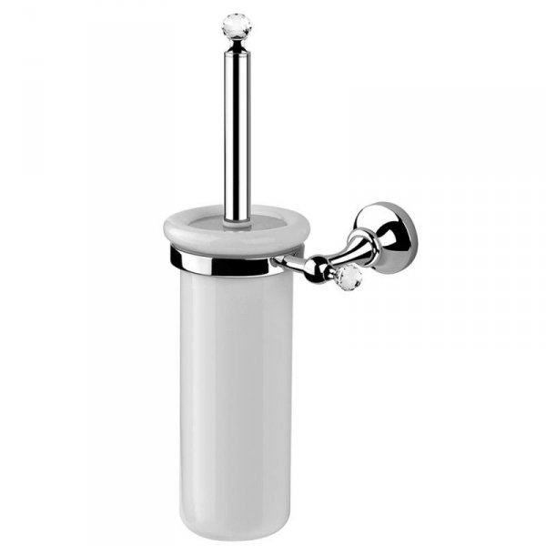 Giulini Giovanni Ibisco Crystal Szczotka wisząca WC ceramiczna - chrom RG1133/S
