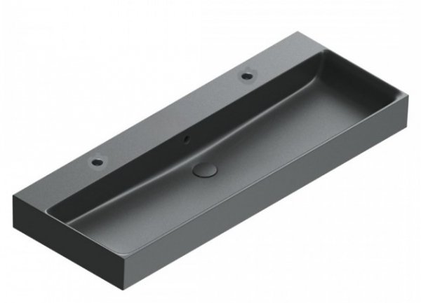Catalano Premium umywalka 120x47 cm prostokątna czarny mat 0221202022