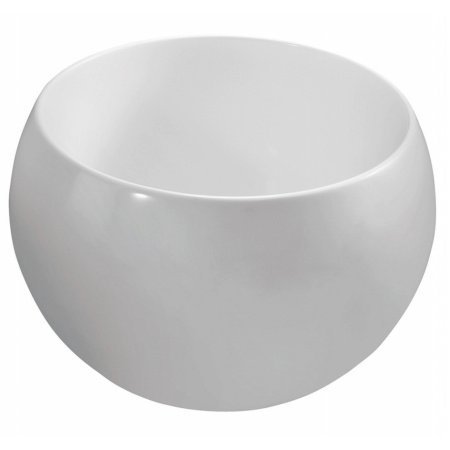 Marmorin Perła umywalka nablatowa 40x40 cm bez otworu na baterię biała PU069010400