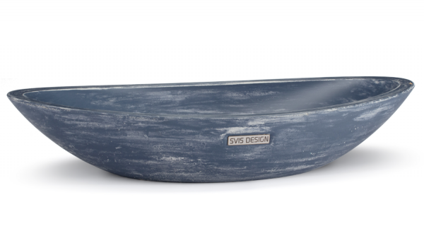  S.V.I.S.Design UMYWALKA 60 CM ORION BASIC - PATINA, NIEBIESKO-SZARY, LAKIER MATOWY
