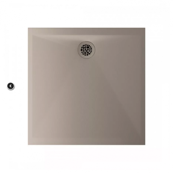 Ronal Air brodzik kwadratowy 90x90 cm konglomeratowy len W37Q09015