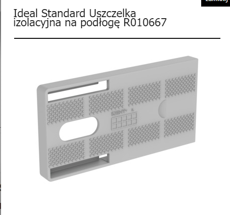 Ideal Standard uszczelka izolacyjna do stelażu R010667