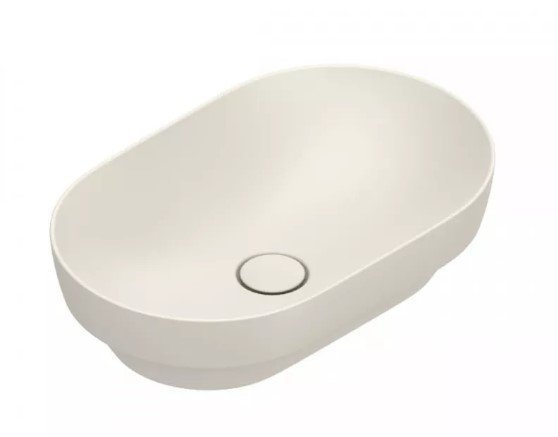 Catalano Sfera umywalka 55x35 cm owalna kolor lnu / beżowy mat 0524550030