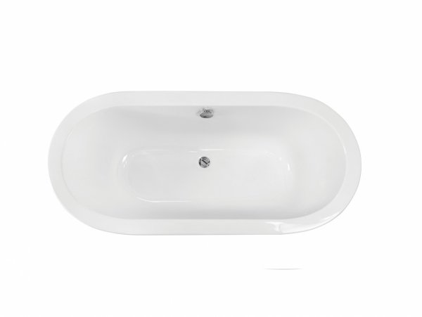 Besco Victoria wanna 160 pod zabudowę + odpływ klik-klak chrom WKV160WZ