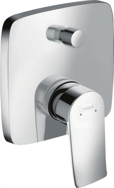 31451000 Hansgrohe Metris Jednouchwytowa bateria wannowa zgodna z normą EN 1717, podtynkowa do iBox universal