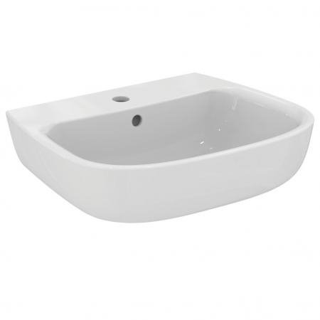 Ideal Standard Esedra Umywalka wisząca 55x45 cm z otworem na baterię, z przelewem, biała T279901
