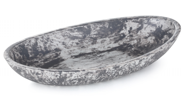 S.V.I.S.Design MISKA 19 CM ORION BASIC - STONE SZARY, LAKIER MATOWY