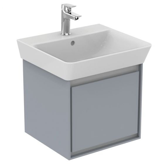 Ideal Standard Connect Air Szafka pod umywalkę Cube 43 cm jasnoszary lakier E0842EQ