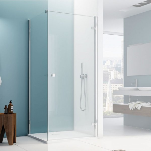 Ronal Sanswiss Annea ścianka prysznicowa 90 cm boczna do drzwi srebrny połysk ANT109005007