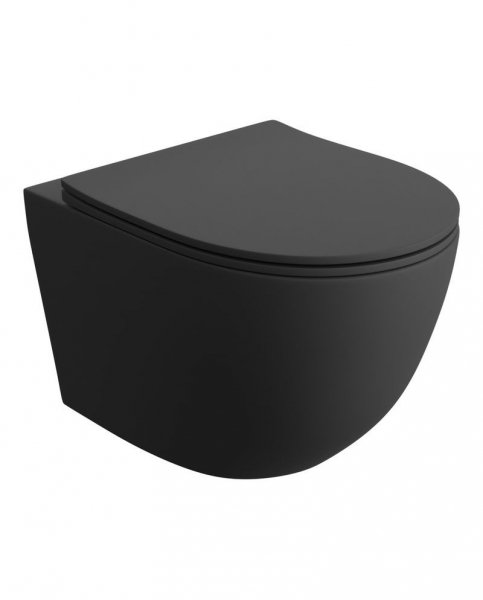 Lavita Miska wisząca WC Sinto Black 3.0 z deską wolnoopadająca 5900378356769