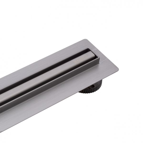Balneo Slim &amp; Low ProLine Gun Metal Odpływ liniowy 60 cm grafitowy A0401100201-1