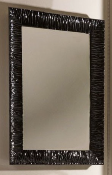 Kerasan Retro Lustro łazienkowe 70x100 cm, czarna rama 736501