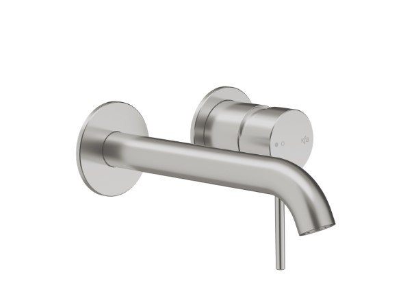 KFA Flint Bateria umywalkowa podtynkowa ścienna srebrny 96607845