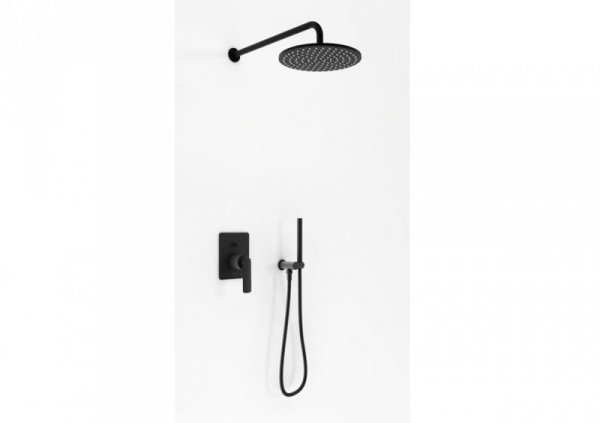 Kohlman Experience BLACK zestaw prysznicowy QW210EBR30