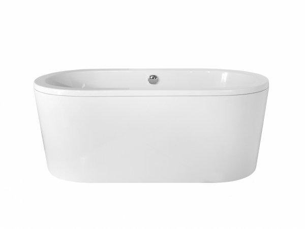 Besco Victoria wanna 185 pod zabudowę + syfon chrom z przelewem slim WKV185WZS