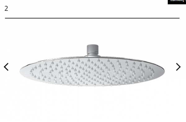 Trend Armatura  Deszczownica Okrągła 200mm  Chrom  ACS600E4