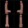 8.5'' Dual Layered Silicone Cock