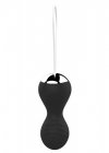 Kulki-Vibrating Silicone Kegel Balls USB 10 Function / Remote control -Black