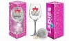 LADIES TIME - kieliszek do wina Signoria 700ml + pompon  - Najmądrzejsza