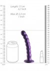 Beaded Silicone G-Spot Dildo - 6,5'' / 16,5 cm