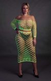 Long Sleeve Crop Top and Long Skirt  XL/XXXXL