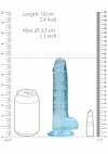 Realistic Dildo with Balls - 7/ 19 cm