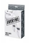 Anonymo anclecuffs, polyester, silver, 28.5 cm