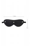 Anonymo mask, PU leather, black, 24 cm