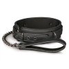 Wiązania-Fetish collar with leash
