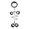 Kajdanki-Fetish set with collar, ankle- and wrist cuffs