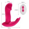 Flicking wearable vibrator