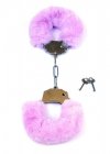 Kajdanki Fetish B - Series- Furry Cuffs Purple