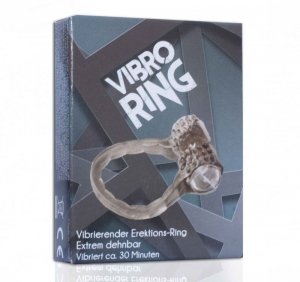 Ring na penisa z wibracją czarny