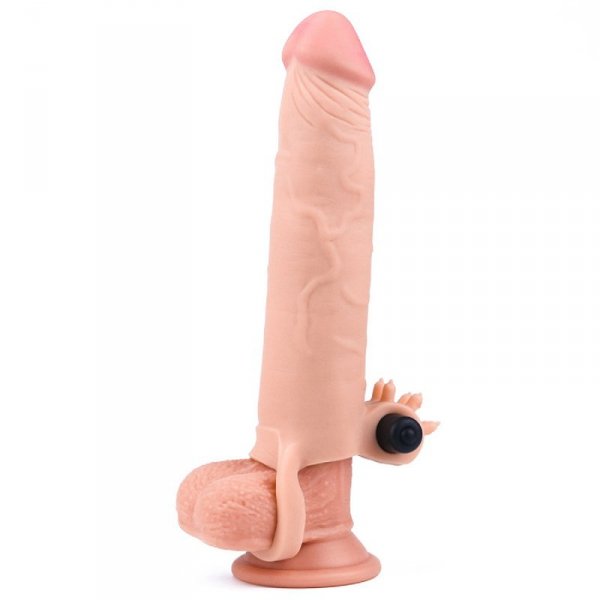 Add 3&quot;&quot; Pleasure X Tender Vibrating Penis Sleeve