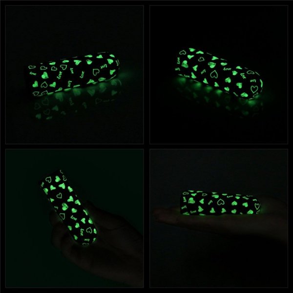 Rechargeable Glow-in-the-dark Heart Massager