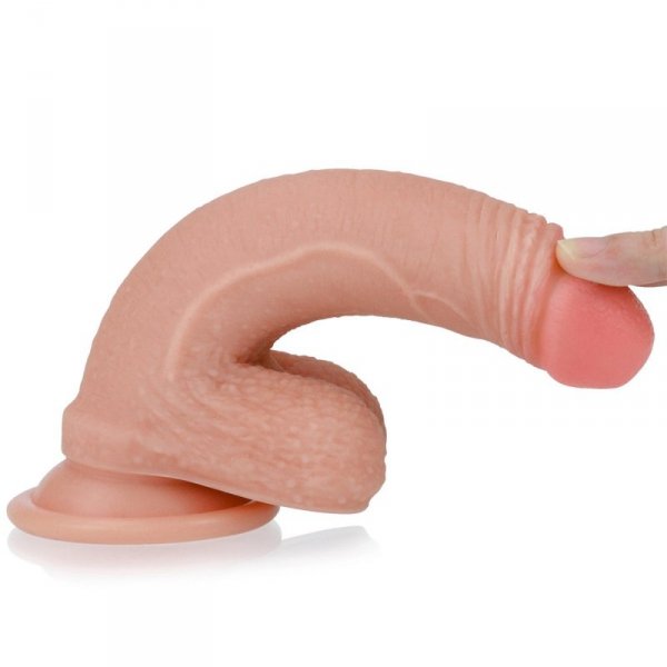 7&#039;&#039; Dual layered Platinum Silicone Cock