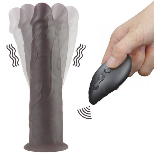 9.0&#039;&#039; Dual Layered Platinum Silicone Rotator