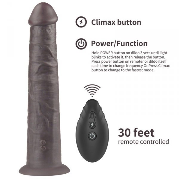 10&#039;&#039; Dual Layered Platinum Silicone Rotator