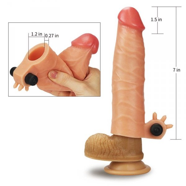 Add 1.5&quot; Vibrating
Silicone Extender