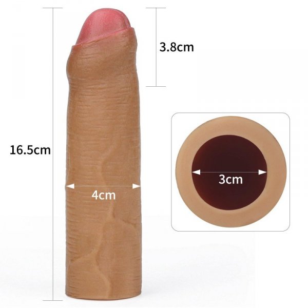 Add 1&quot;&quot; Revolutionary Silicone Nature Extender Uncircumcised