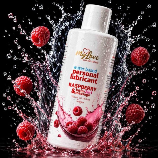 MyLove Aroma Series Intim&Massage 2in1 Raspberry 300ml