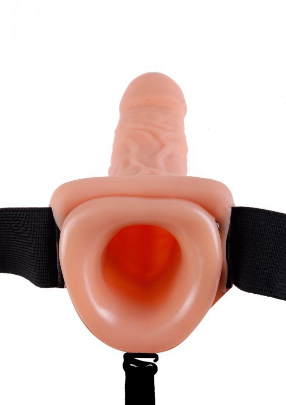 11 inch Hollow Strap-On Light skin tone