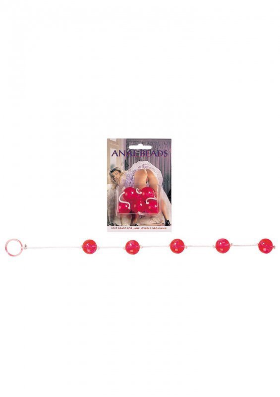 Anal Beads Large Red