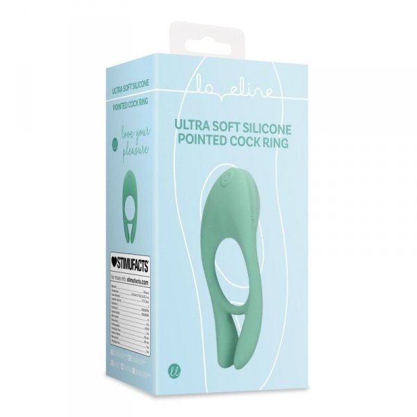 Ultra Soft Silicone Pointed Cock Ring