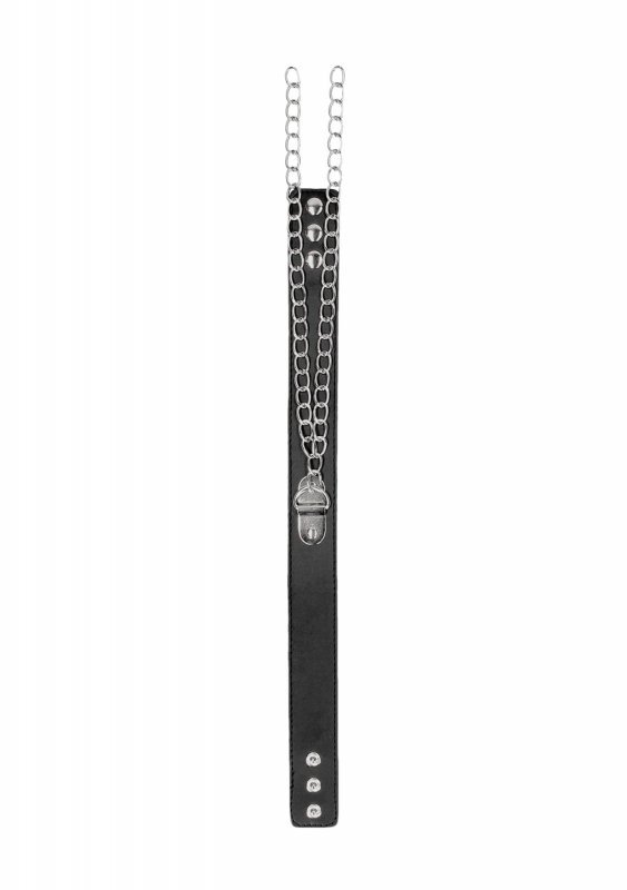 Bonded Leather Collar With Hand Cuffs